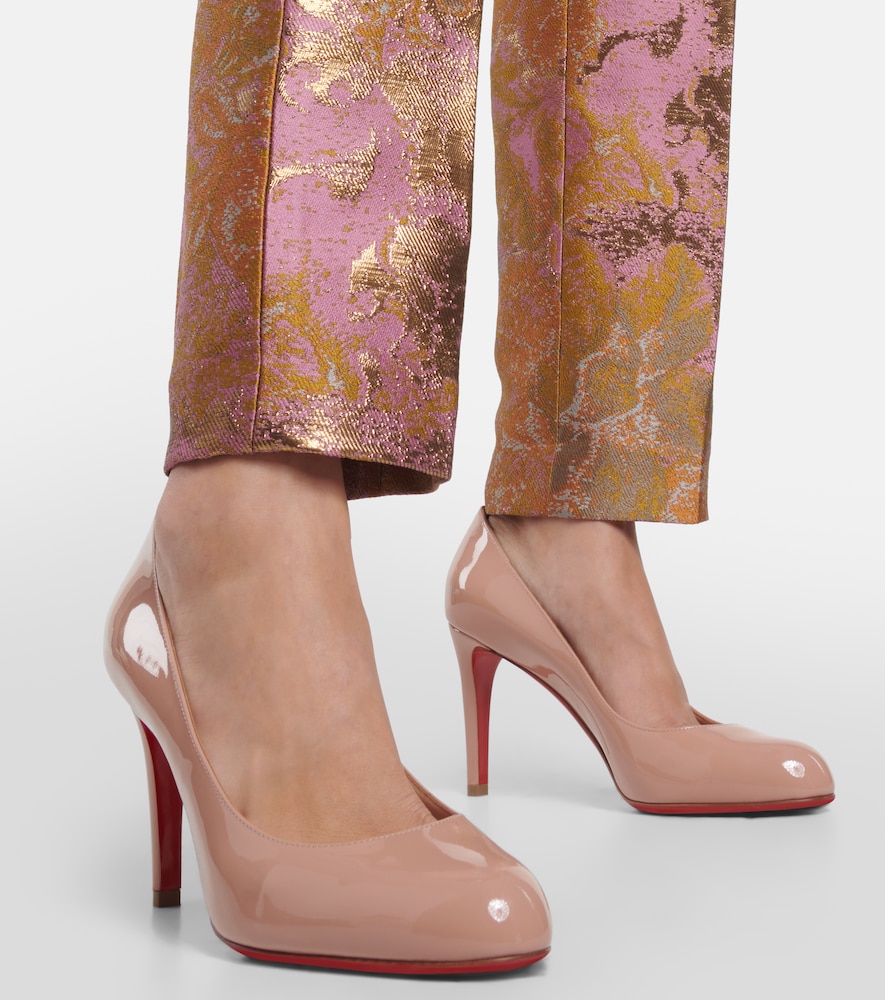 Pumppie 85 patent leather pumps