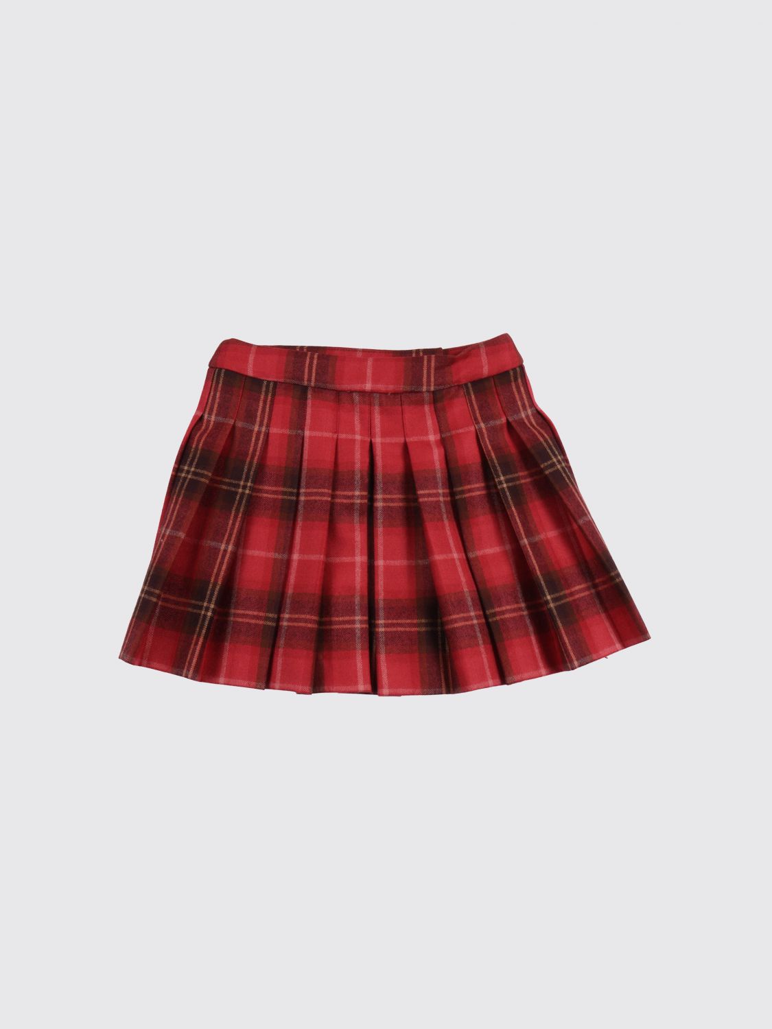 Skirt Kids color Red
