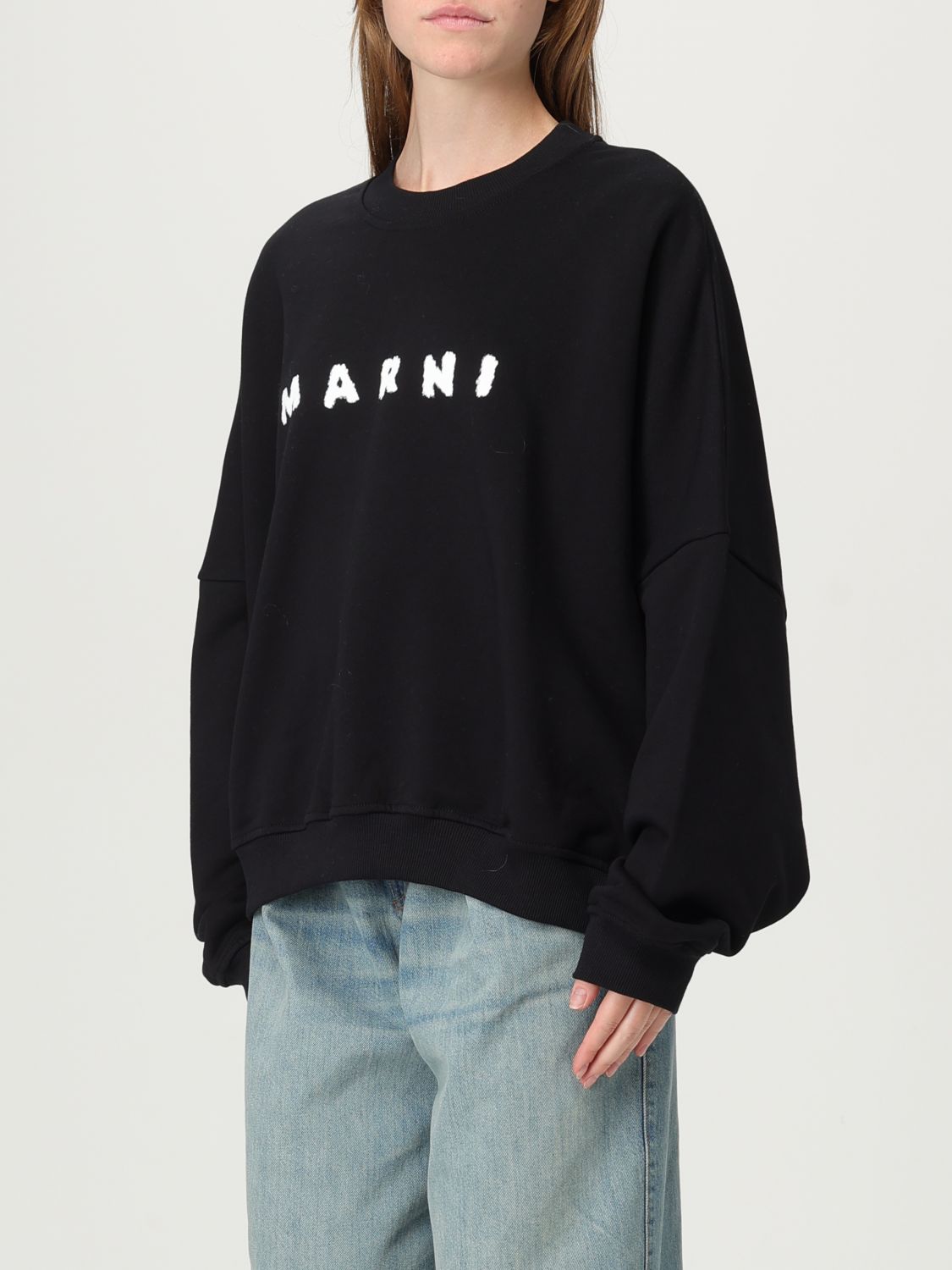 Sweatshirt Woman color Black