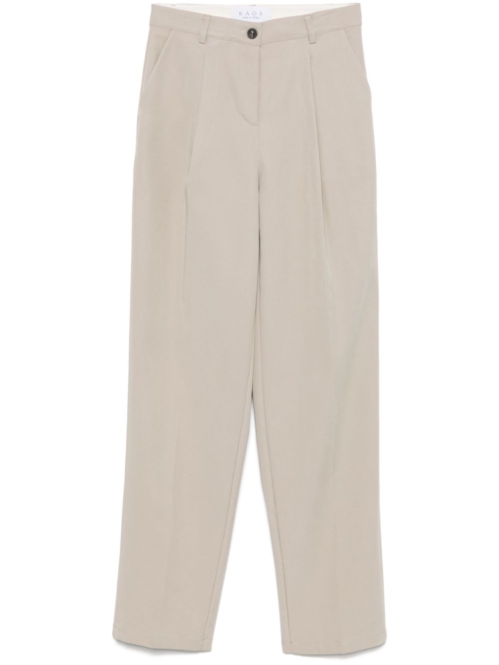 Pleated trousers - Neutrals