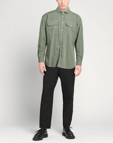 Man Shirt Khaki Size 15 ¾ Cotton