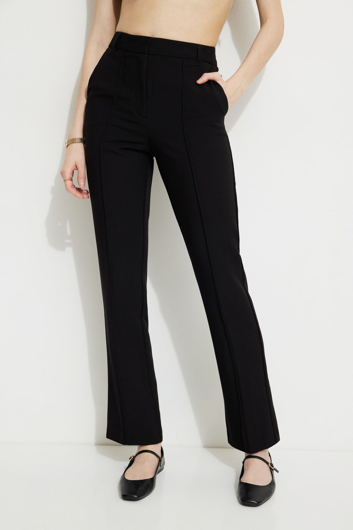 Slim Zip Hem Pants