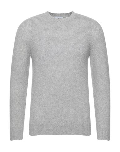 Man Sweater Light grey Size XL Merino Wool, Recycled cashmere, Polyamide