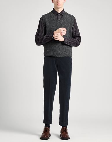Man Pants Midnight blue Size 30 Cotton, Elastane