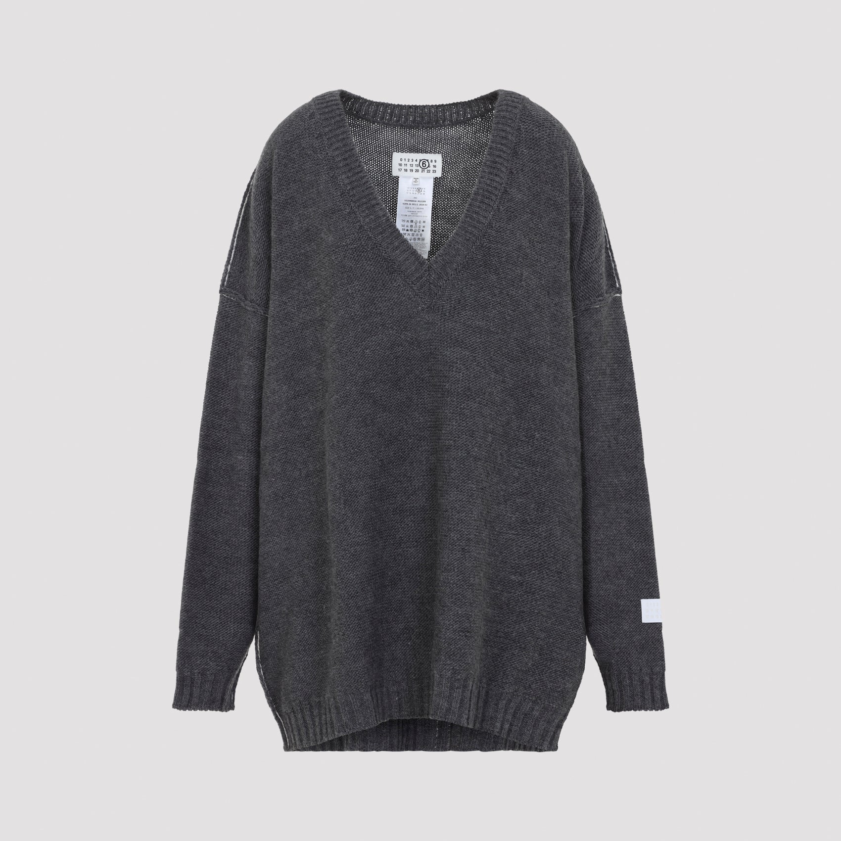 Women's V-Neck Wool Blend Sweater