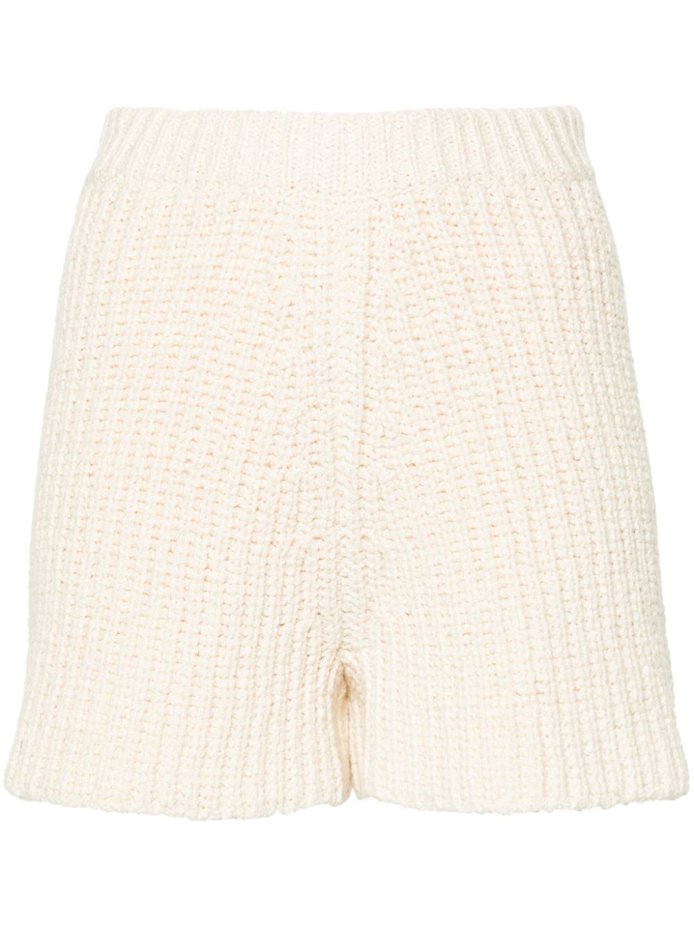 Lush Nature knitted shorts - Neutrals