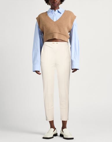 Woman Pants Cream