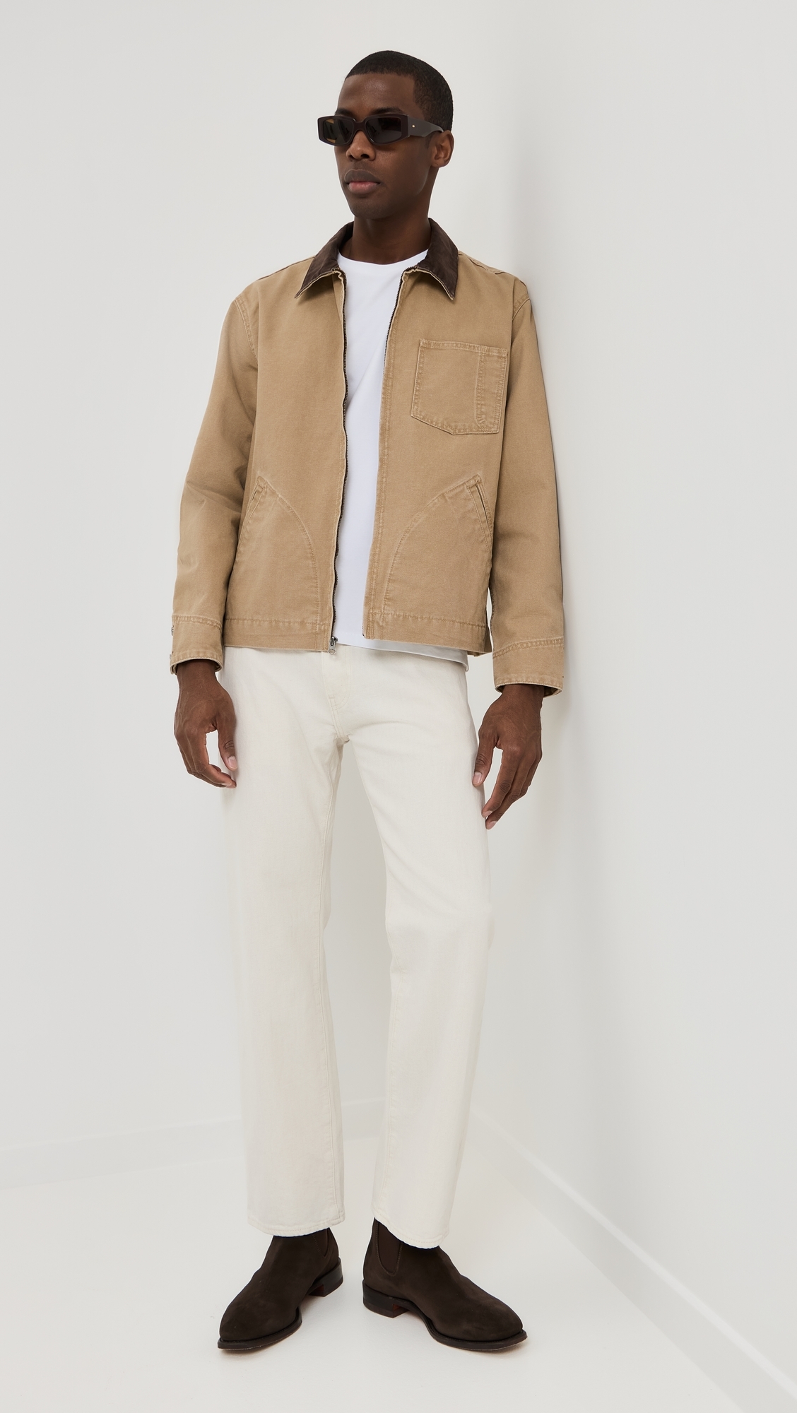 Full Zip Mechanics Trucker Jacket Scary Tiger's Eye 
