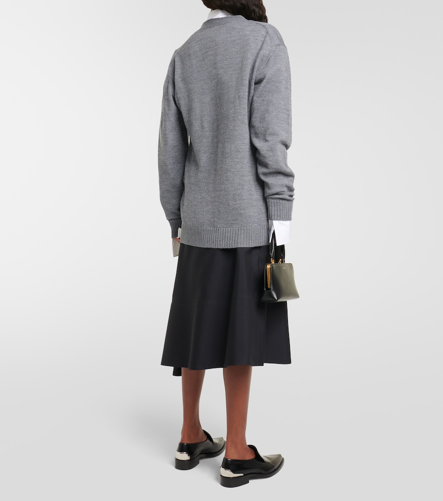 Wool cardigan