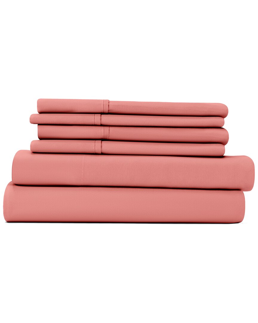 Luxury Ultra Soft 6Pc Solid Bed Sheet Set