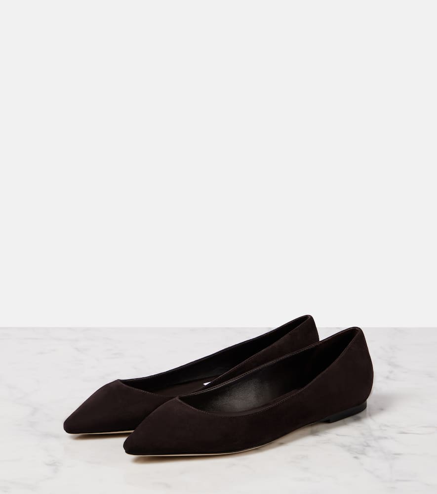 Jimmy Choo Romy suede ballet flats