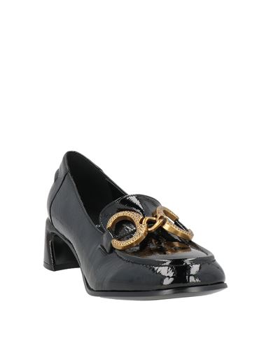 Woman Loafers Black Size 11 Leather
