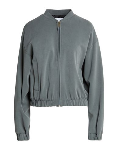 Woman Jacket Grey Size 8 Modal, Polyester