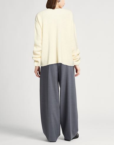 Woman Sweater Ivory Size XXL Wool, Silk