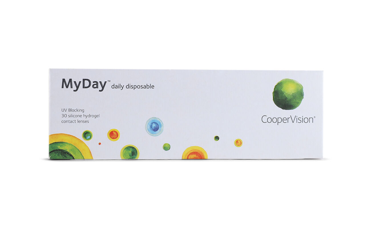 MyDay Daily Disposable 30 Pack Contact Lens Daily Disposable by SmartBuyGlasse