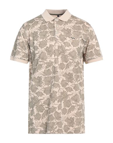 Man Polo shirt Light brown Size L Cotton