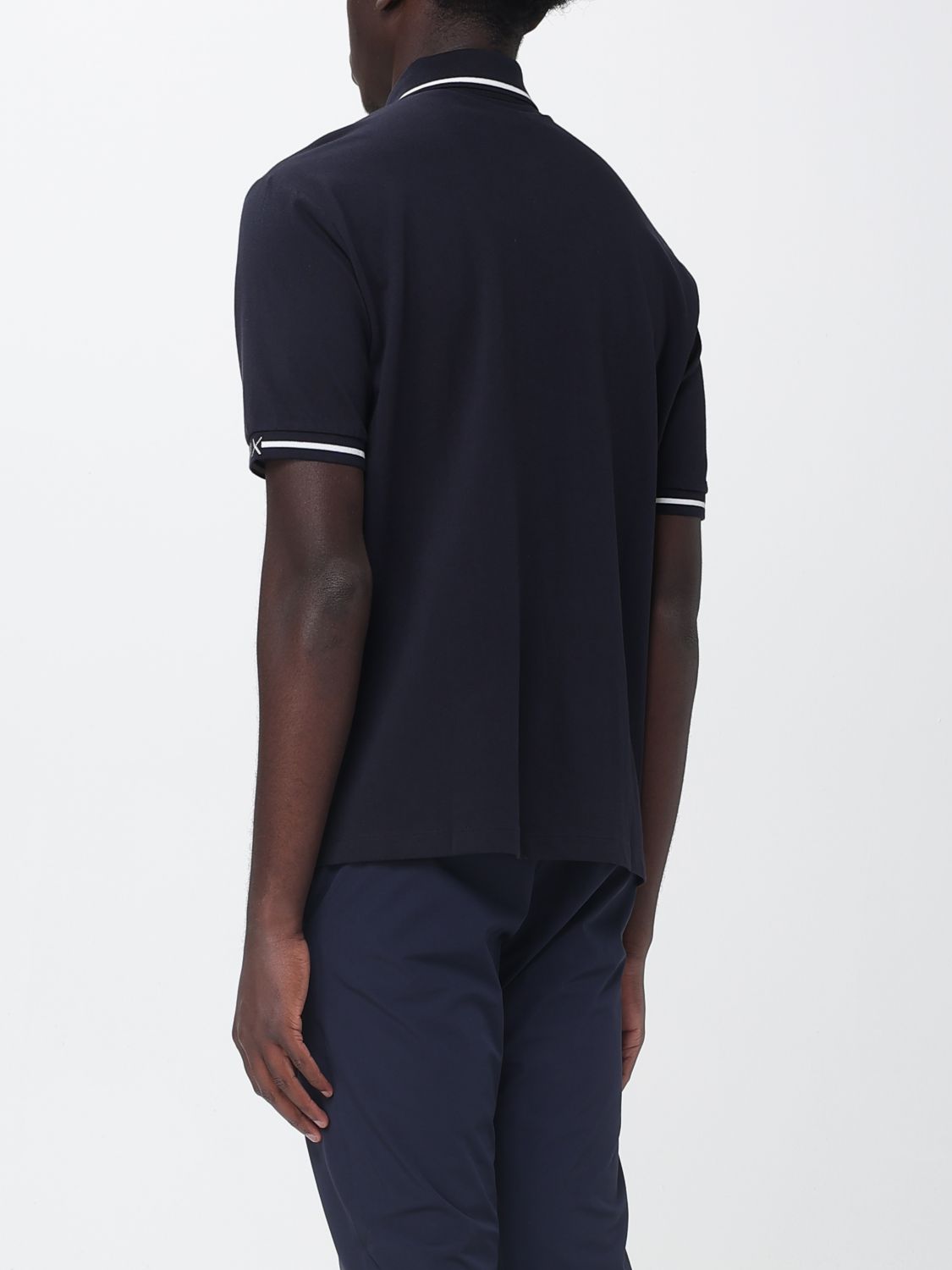 Polo Shirt Men color Navy