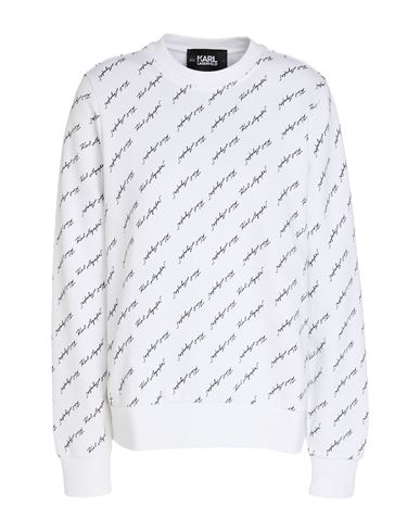 Woman Sweatshirt White Size XL Cotton