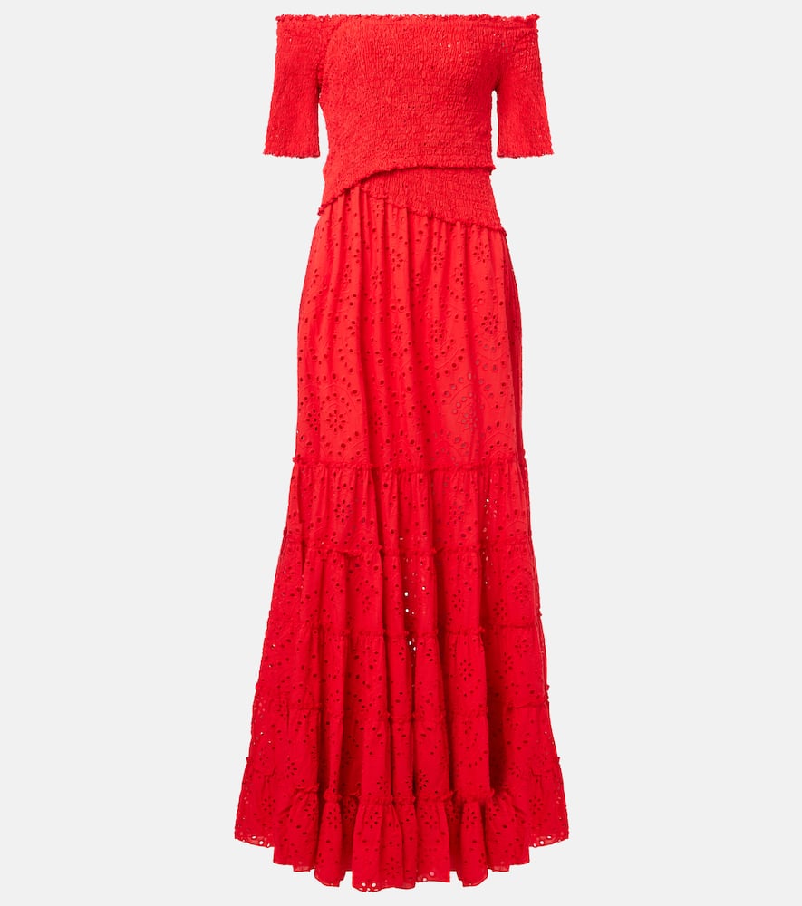Soledad floral cotton maxi dress