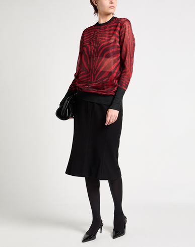 Woman Sweater Red Size 4 Polyester