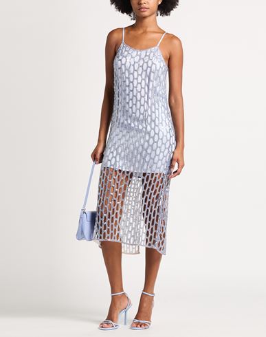 Forte_forte Woman Midi dress Sky blue Size 2 Polyester, Polyamide