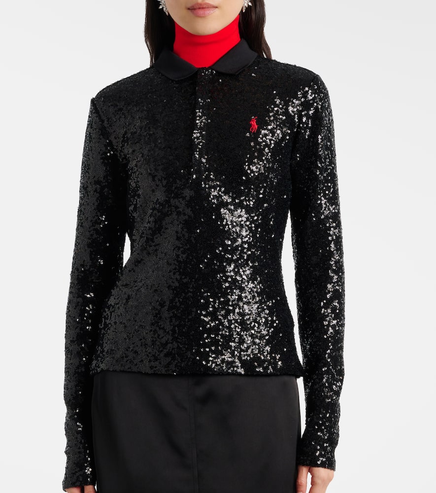 Polo Ralph Lauren Sequined polo shirt