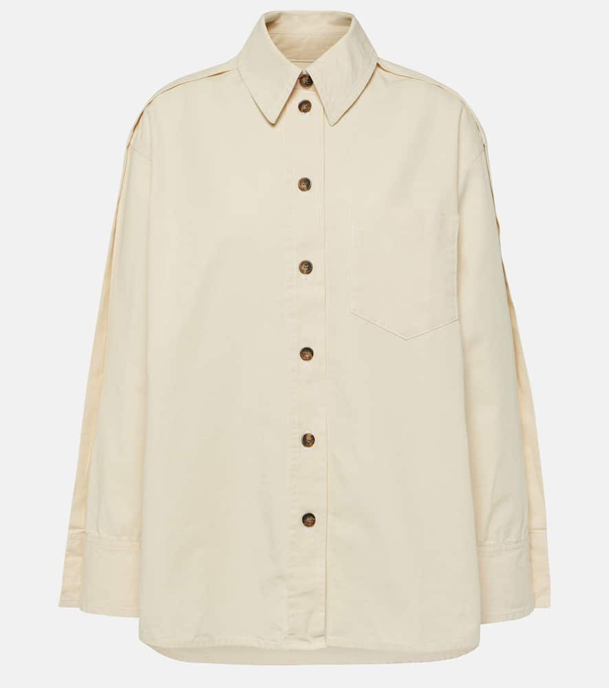 Oversized cotton shirt