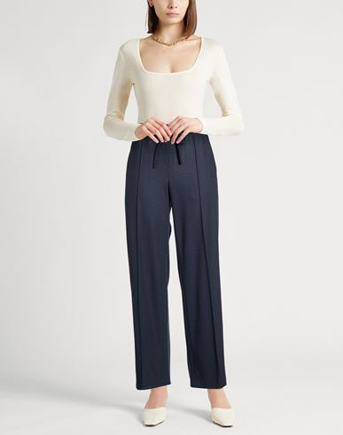 Woman Pants Midnight blue Size M Wool, Nylon