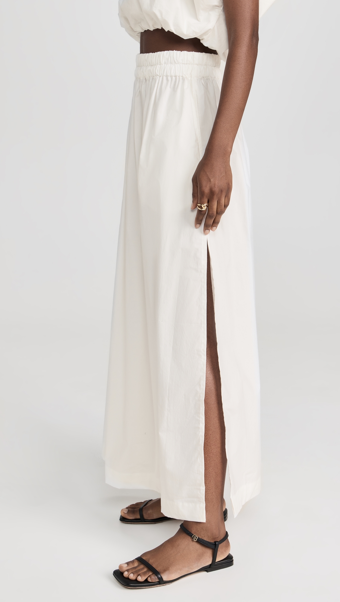 Delia Maxi Skirt Bone