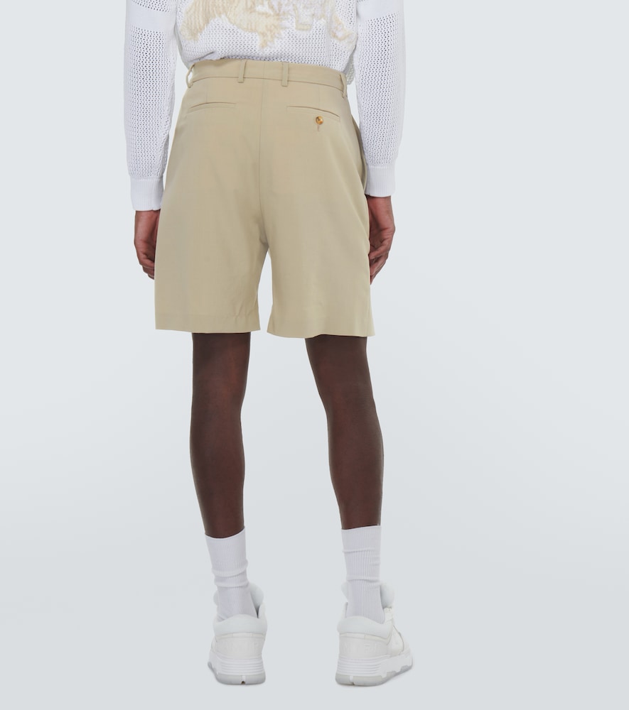 Amiri Wool-blend Bermuda shorts