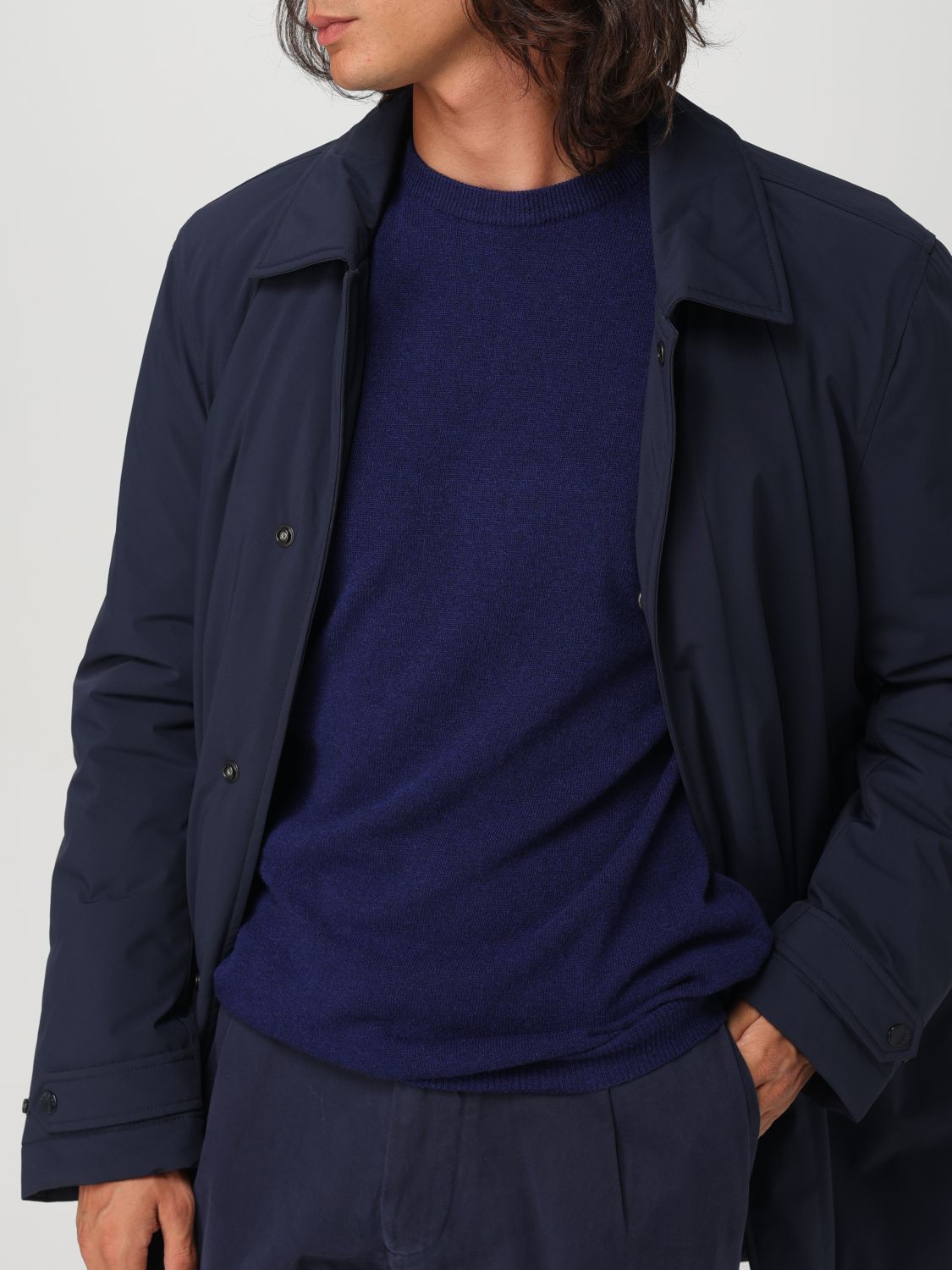 Jacket Men color Blue