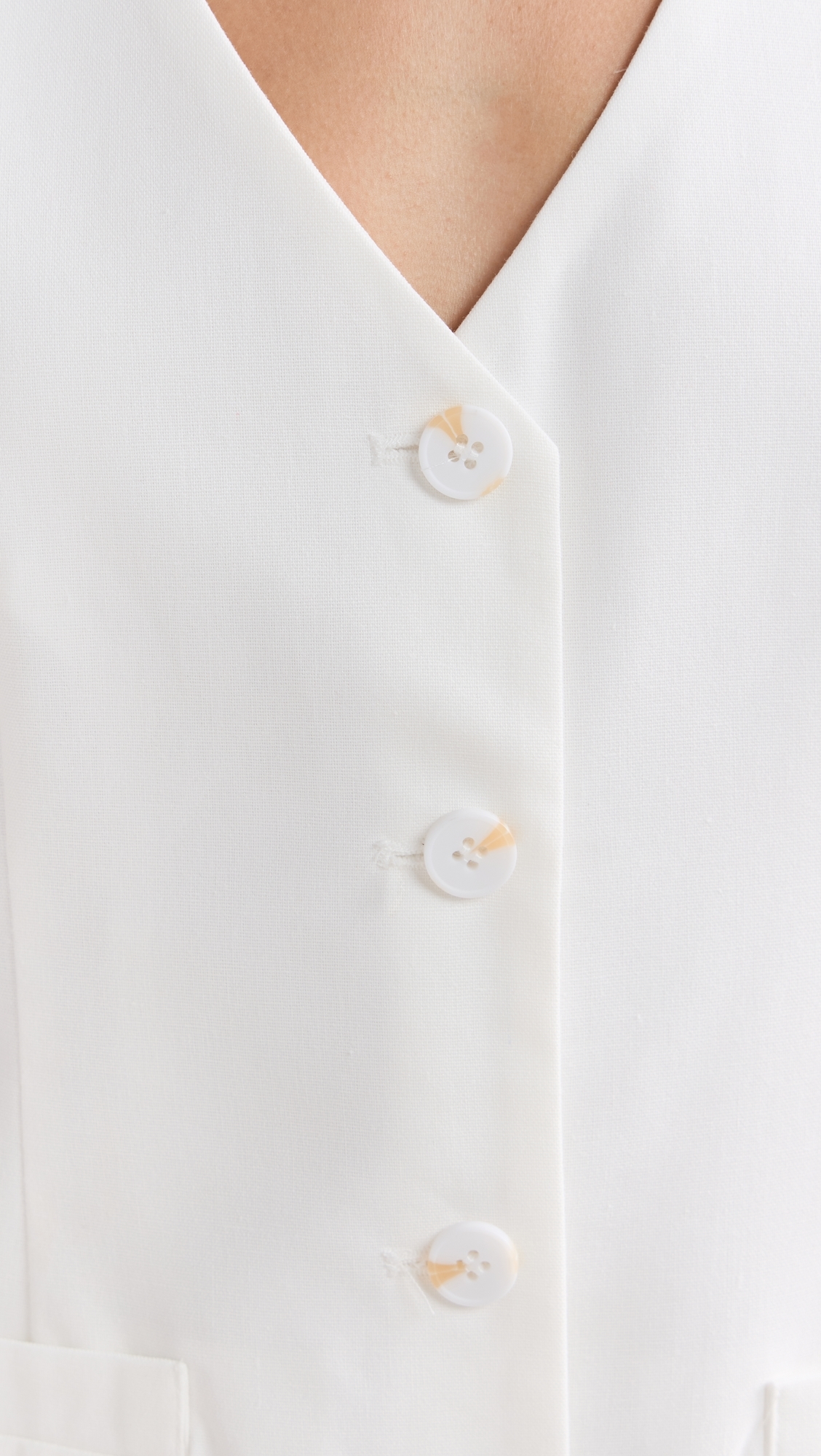 O. p.t Akiya Vest Mini Dress White