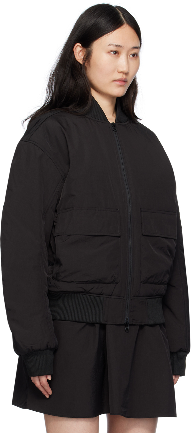Soulland Black Helios Bomber Jacket
