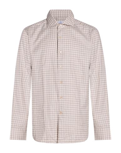 Man Shirt Beige Size 16 ½ Cotton, Tencel