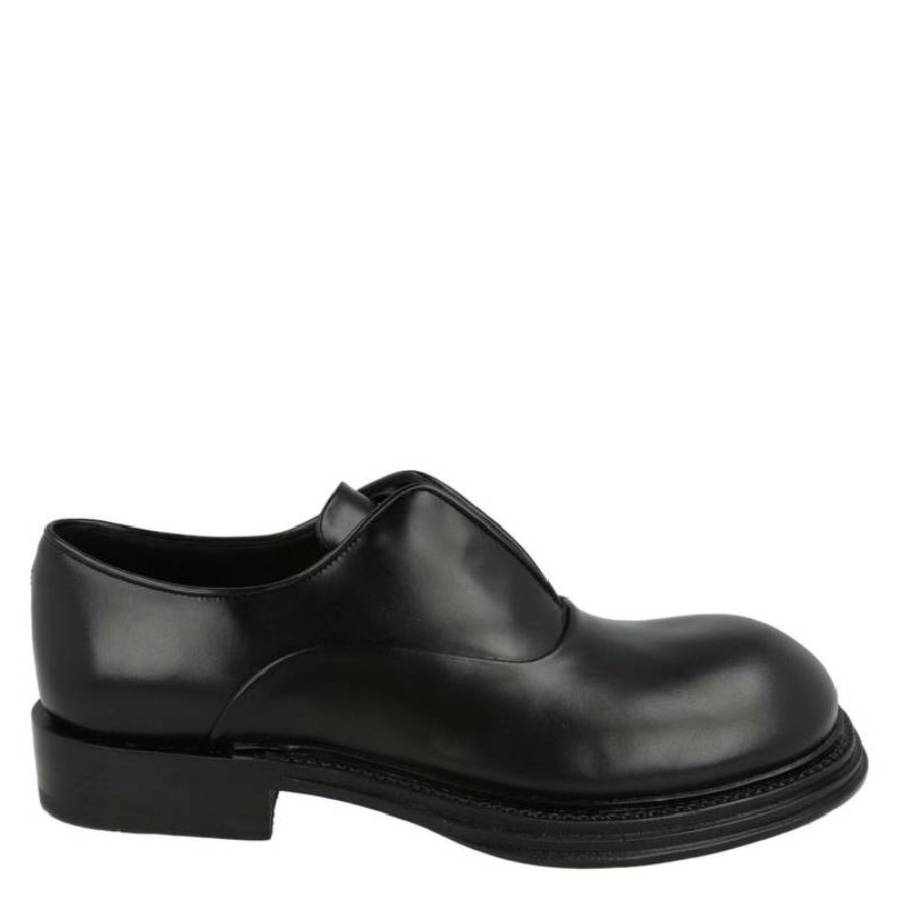 Fanni Lace Up Leather Loafers