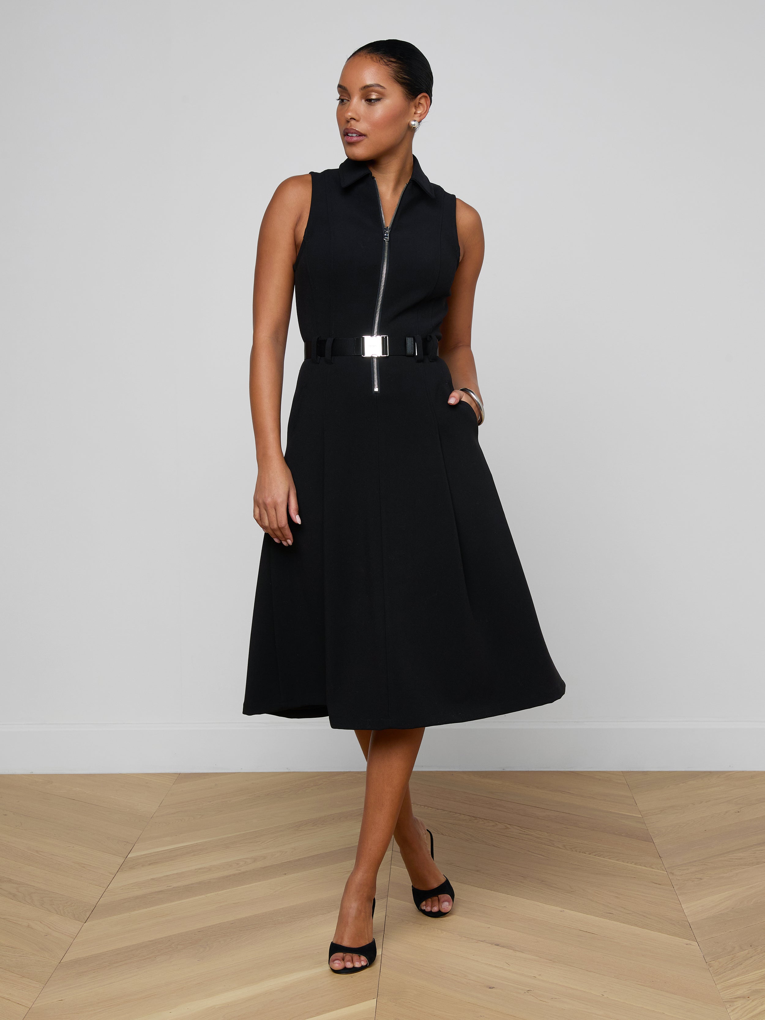 Kylo Shirt Dress In Black