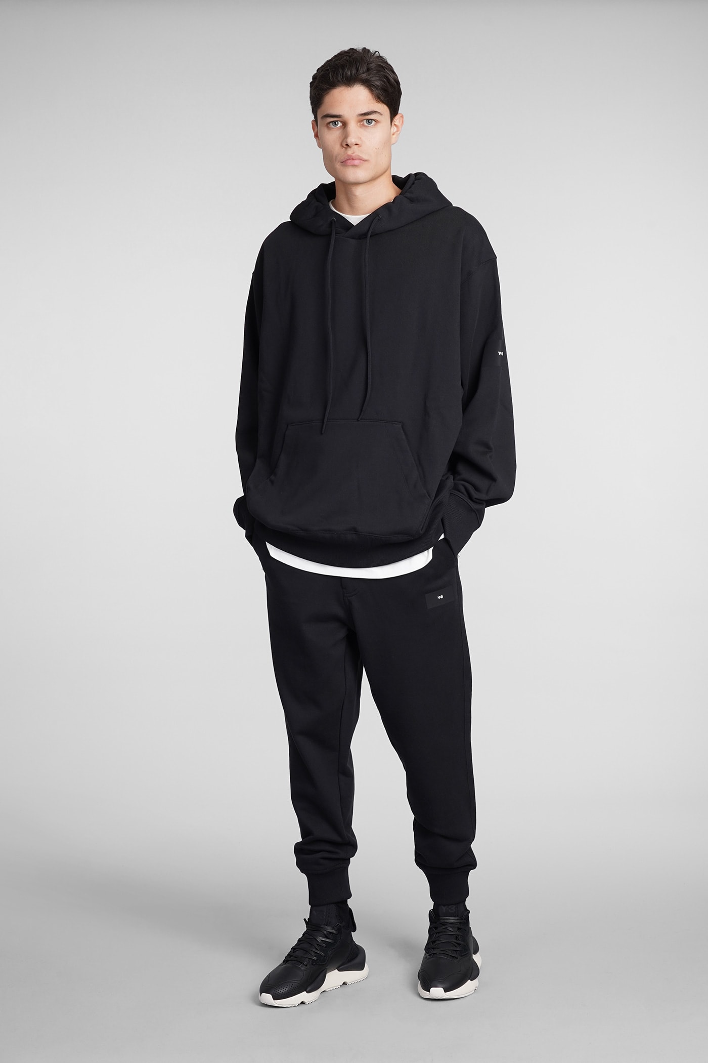 Organic cotton track pants - Black