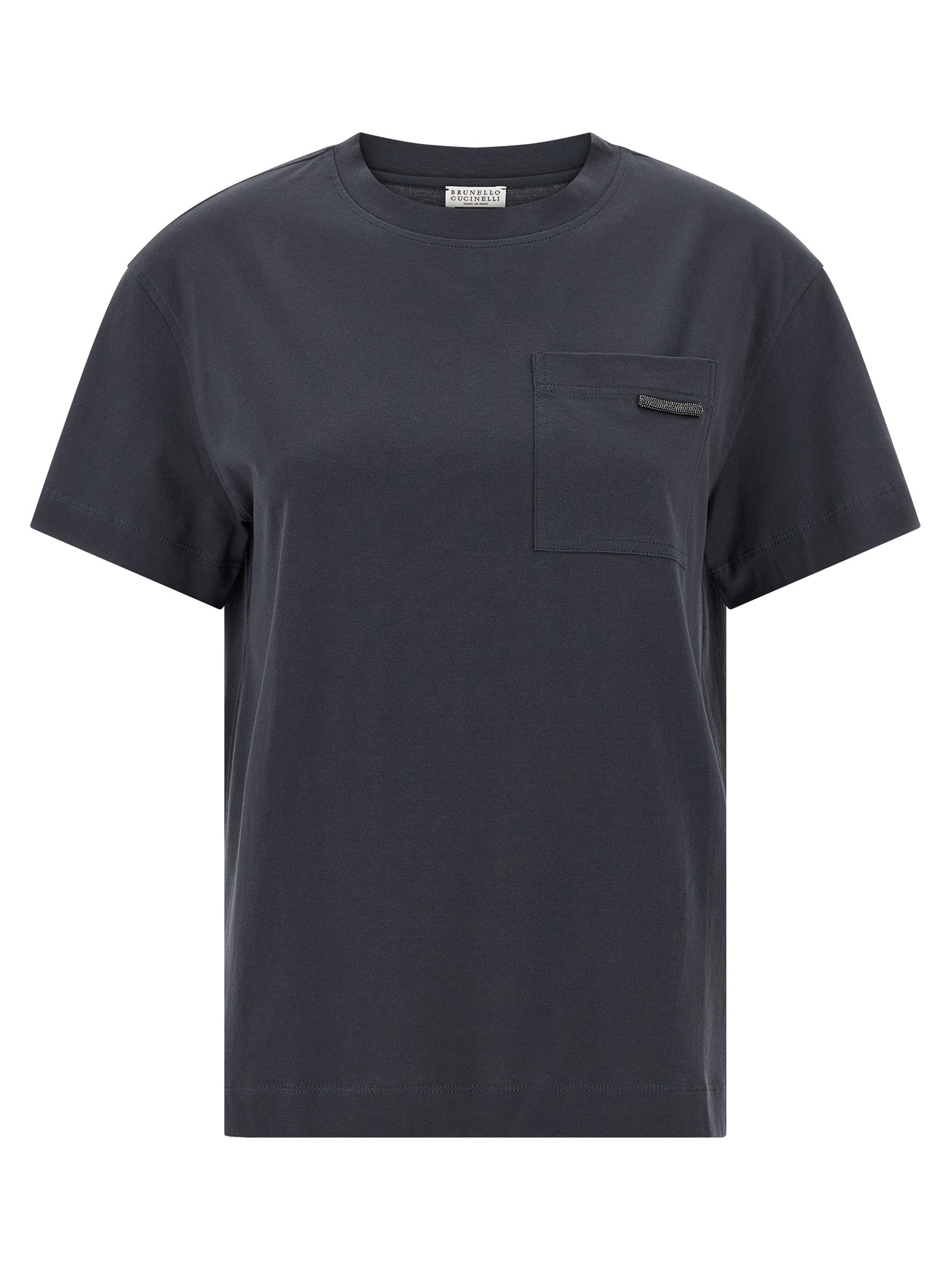 Cotton T-Shirt — Navy