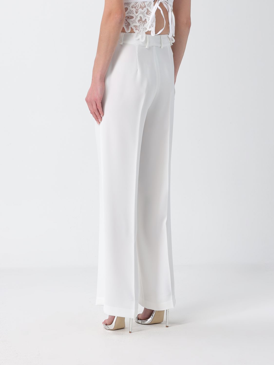 Pants Woman color Yellow Cream