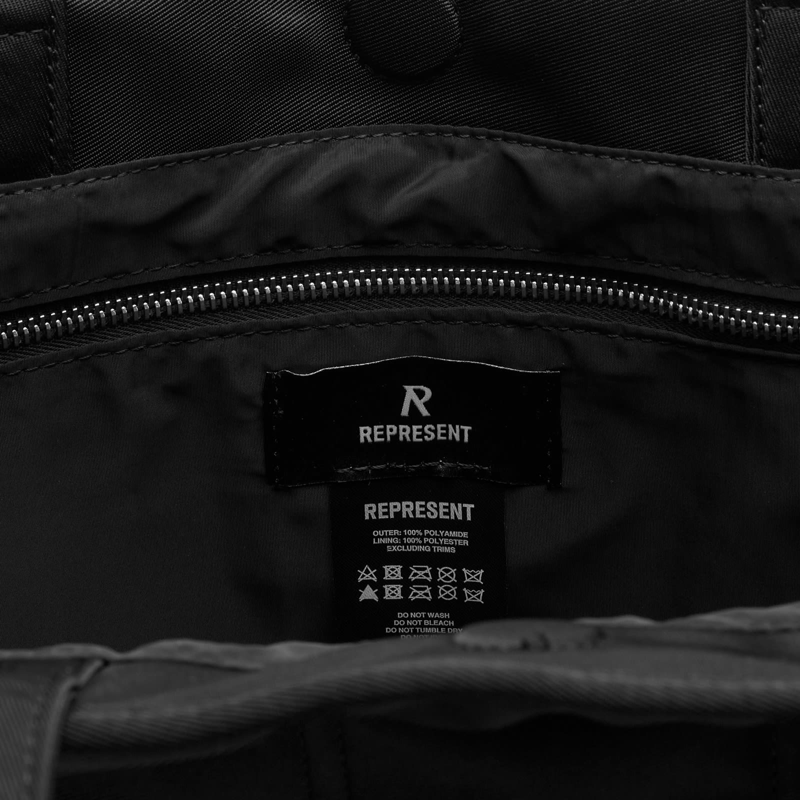Represent Men's Quilted Tote Bag in Jet Black 