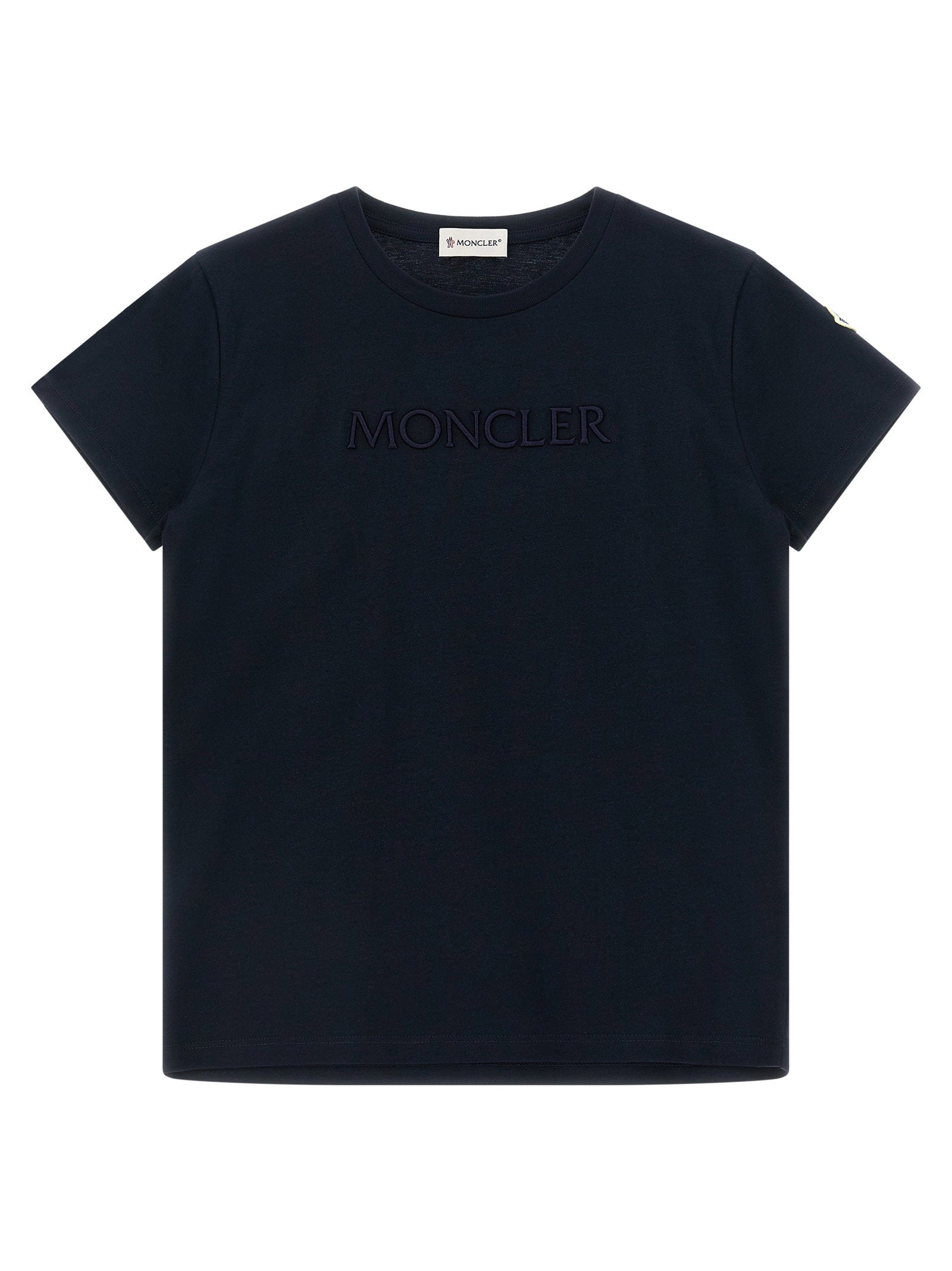 Logo-Embroidered T-Shirt — Navy