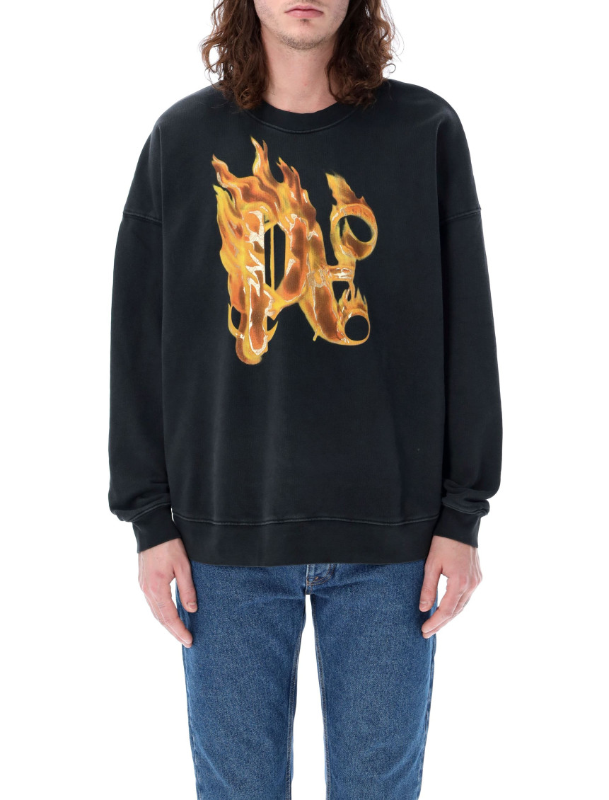 Burning Monogram Cotton Sweatshirt