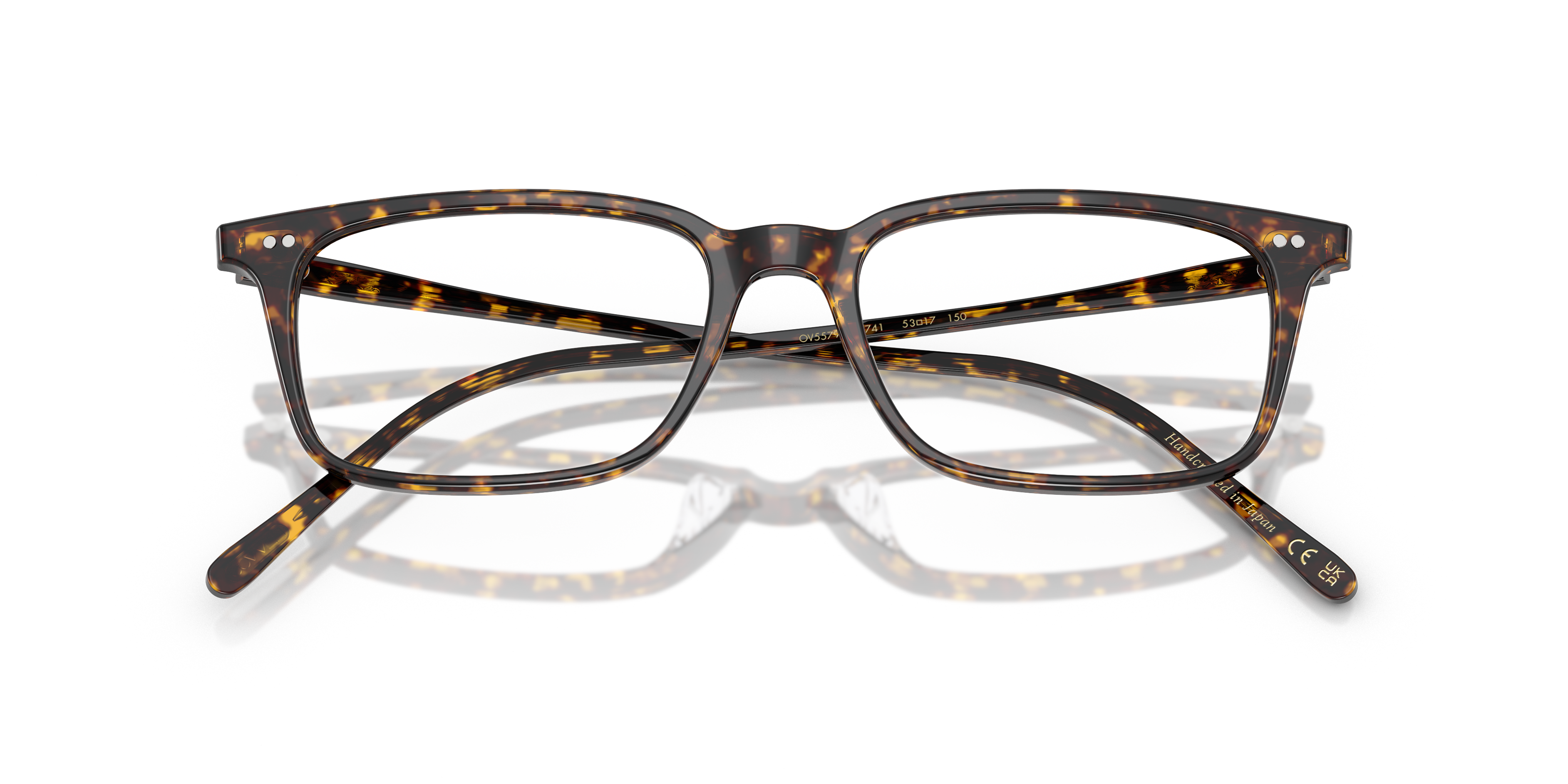 Oliver Peoples Herren Oliver Peoples OV5579U NEYLAN 1741 Optische Fassungen Acetat Schildkröte Transparent Quadratisch Norma