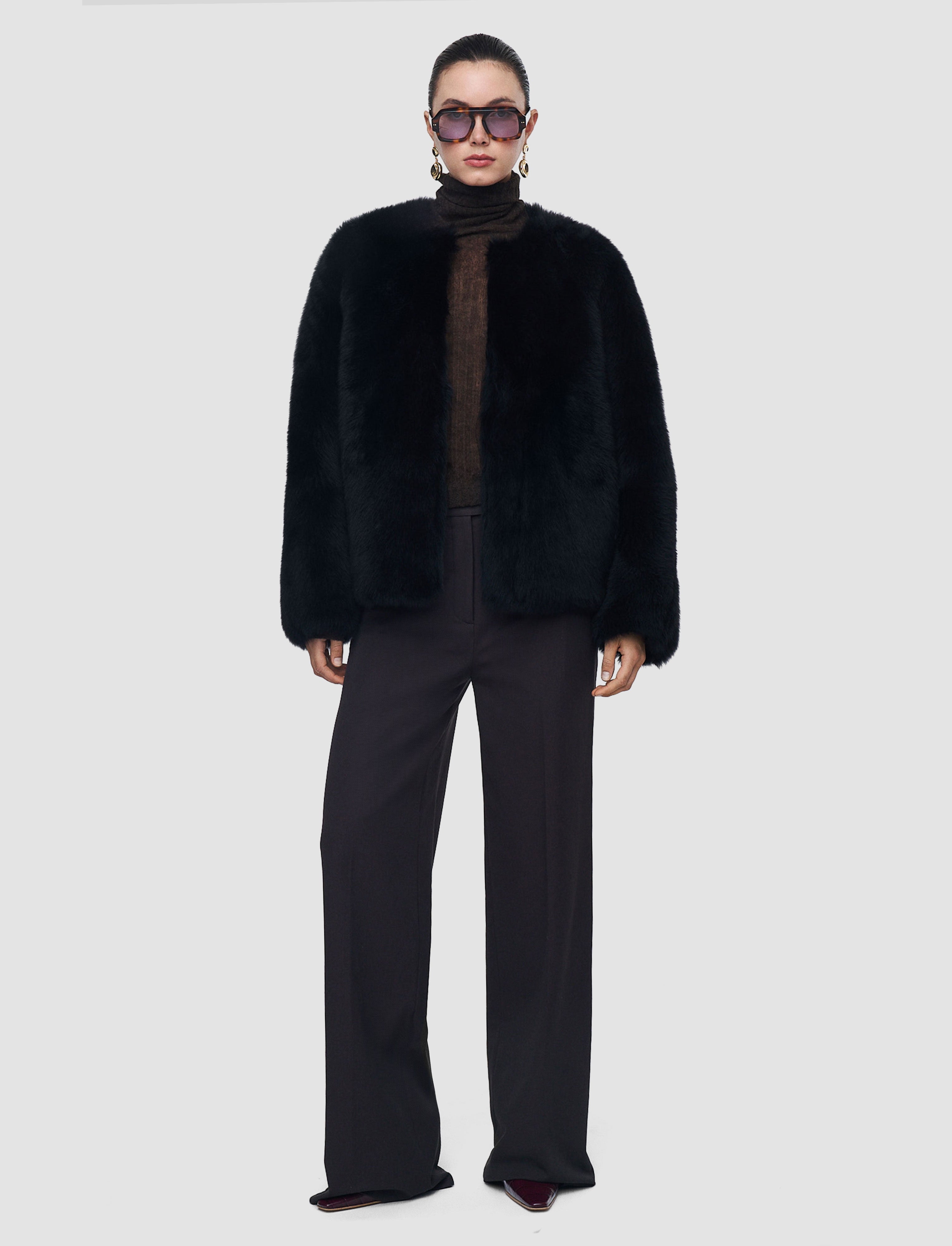 Gomez Long Haired Shearling Jacket - 42