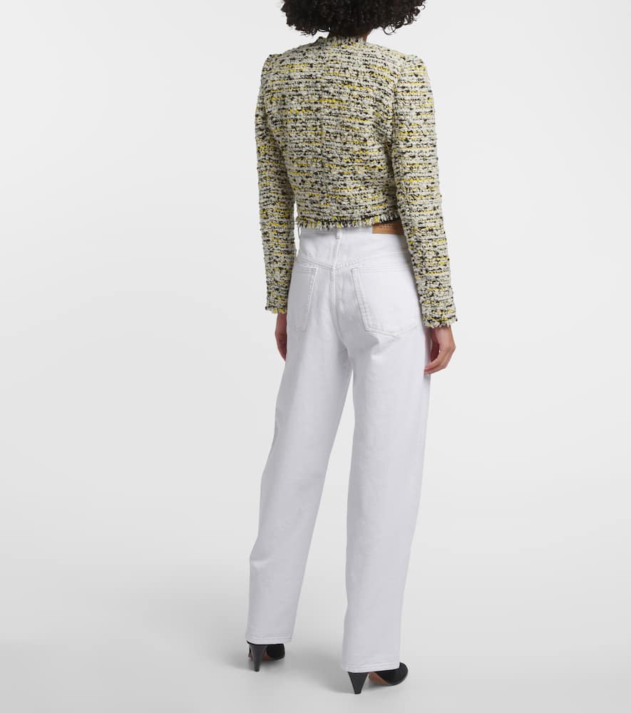 Gradilia cropped wool-blend jacket