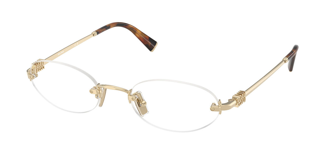Miu Miu MU53WV Women's Glasses, Gold