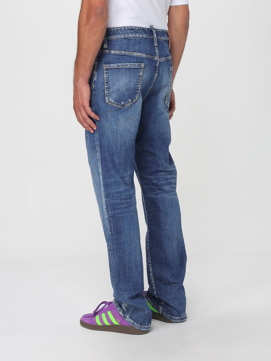 DSQUARED2 cotton jeans - 470 BLUE DENIM