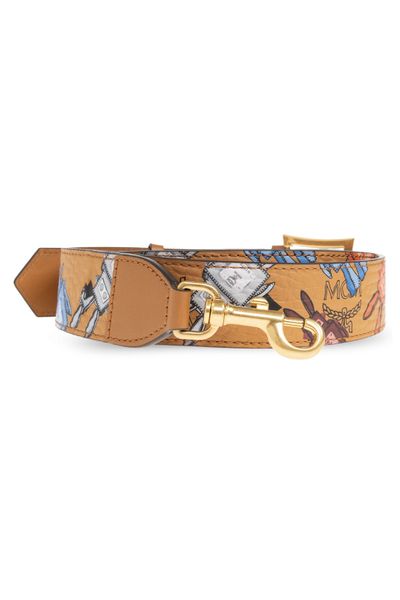 MCM Monogram Printed Bag Strap