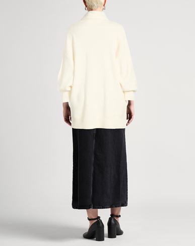 Woman Turtleneck Cream Size ONESIZE Viscose, Polyamide, Wool, Cashmere