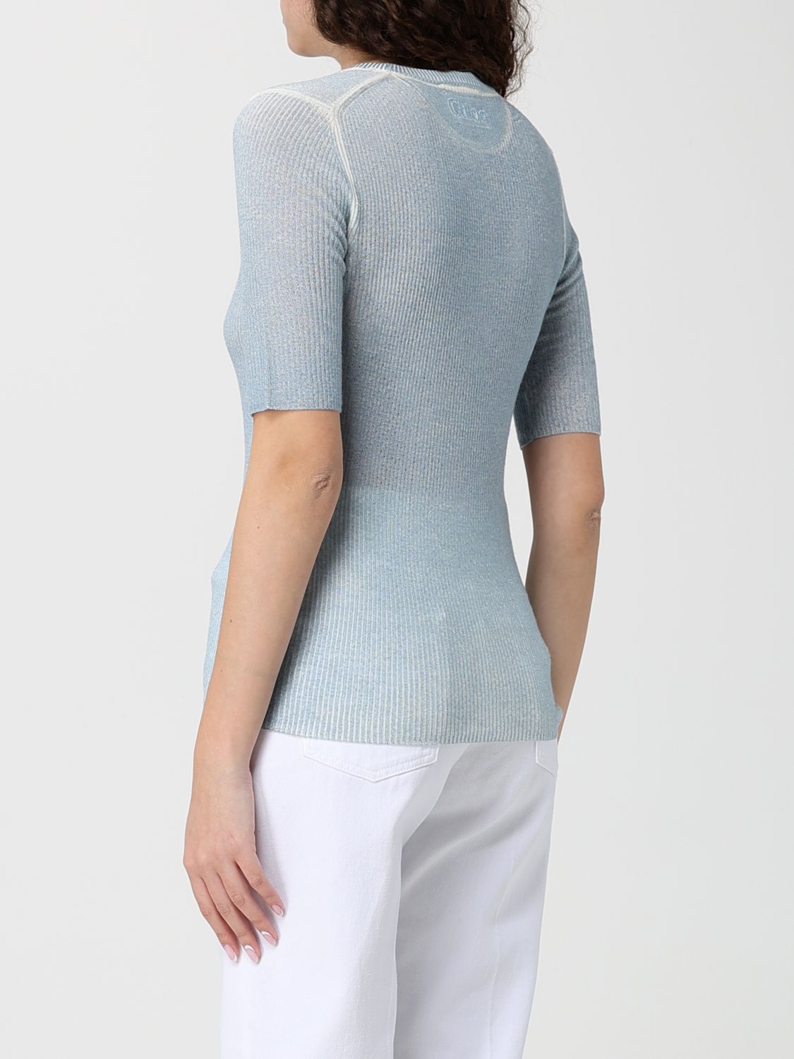 T-Shirt CHLOÉ Woman color Blue
